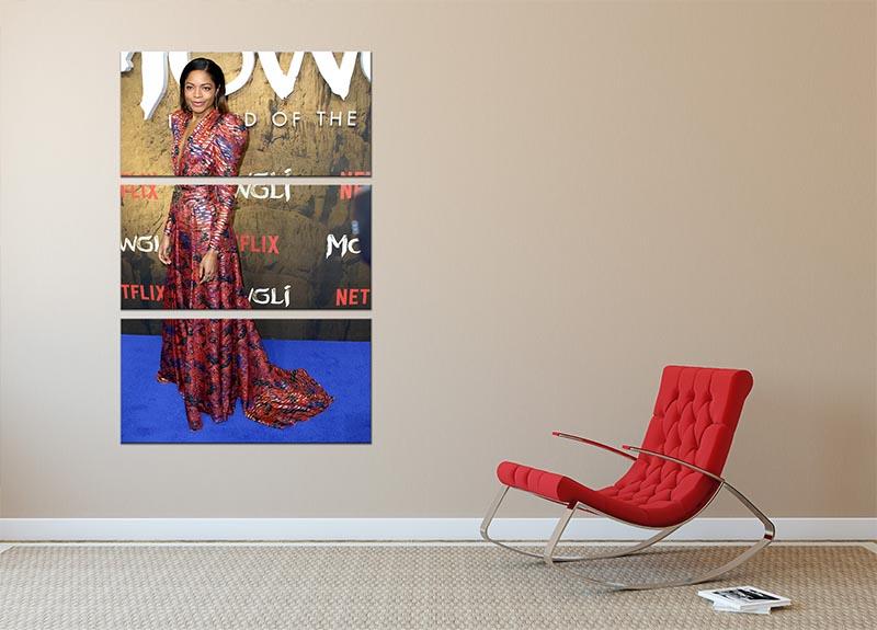Naomi Harris 3 Split Panel Canvas Print showcasing three high-quality panels with elegant design, perfect for home or office decor.