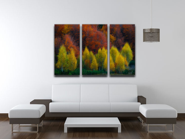 Nimbrethil 3 Split Panel Canvas Print showcasing a stunning design with three panels, perfect for enhancing home decor.