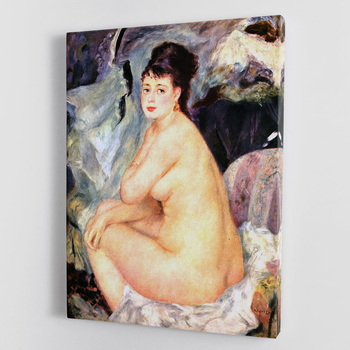 Canvas print of Renoir's 'Nude female Anna', showcasing a beautiful female figure in soft colors and elegant brushwork.