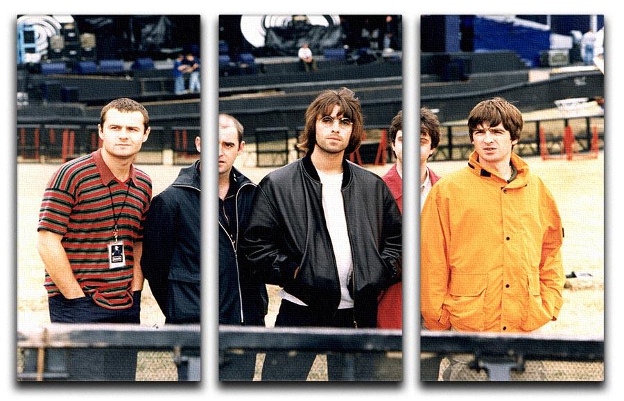 Oasis in 1996 3 Split Panel Canvas Print showcasing vibrant colors and elegant design, perfect for home decor.