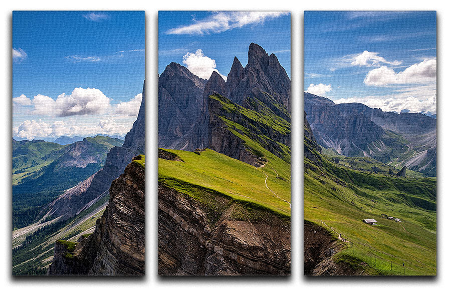 On The Edge 3 Split Panel Canvas Print featuring three cohesive art pieces in modern design.