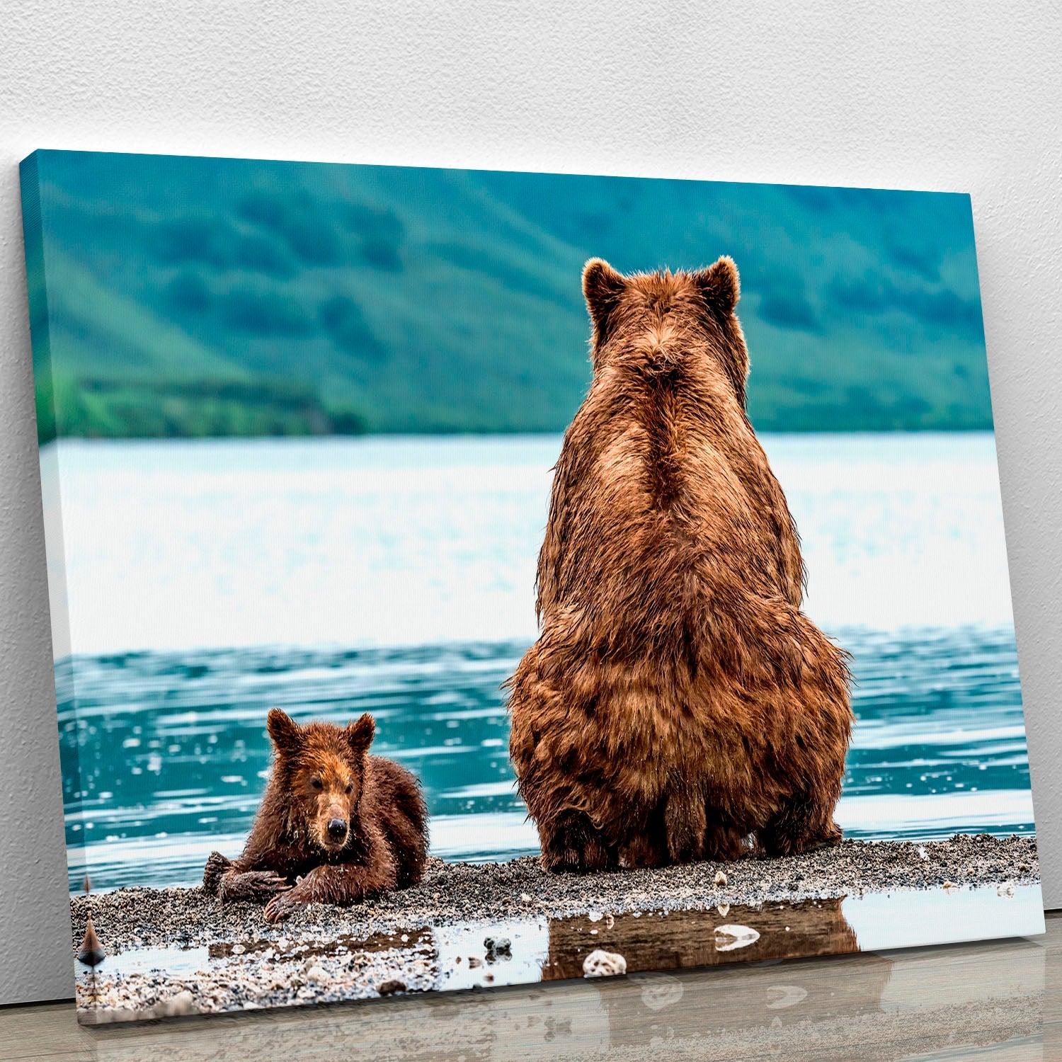 A vibrant Opposites Canvas Print showcasing abstract designs, perfect for home decor.