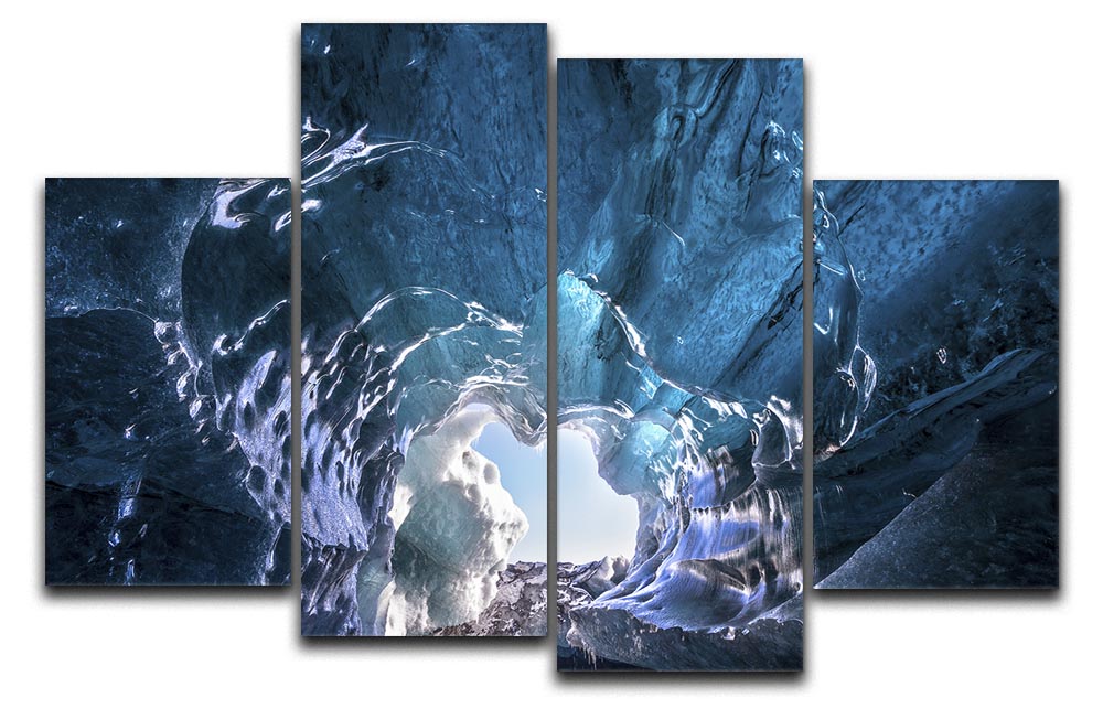 A beautifully designed 4-split canvas artwork featuring a cohesive image across four panels, ideal for modern home decor.