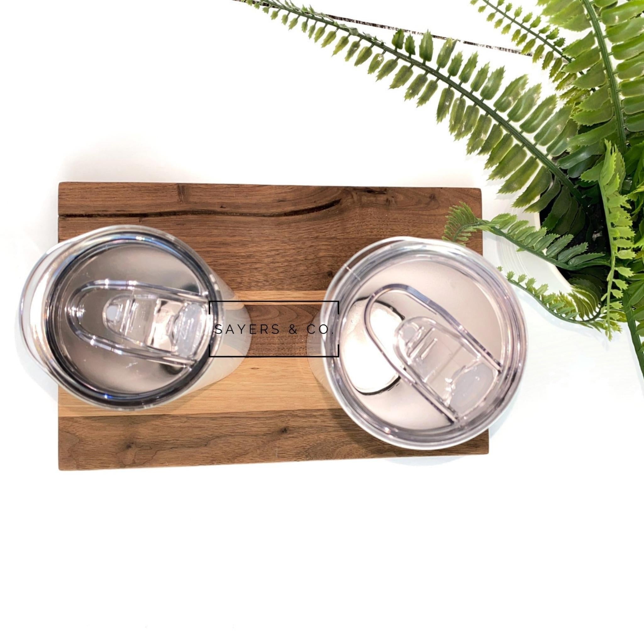 Pack of 20 white skinny straight sublimation tumblers, 20oz and 30oz sizes, with straws and individual white boxes.