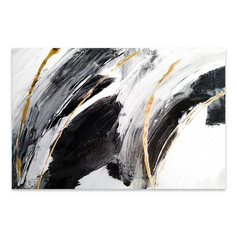 STORM digital canvas painting measuring 125x80x3cm, featuring vibrant colors and a durable pine wood frame.