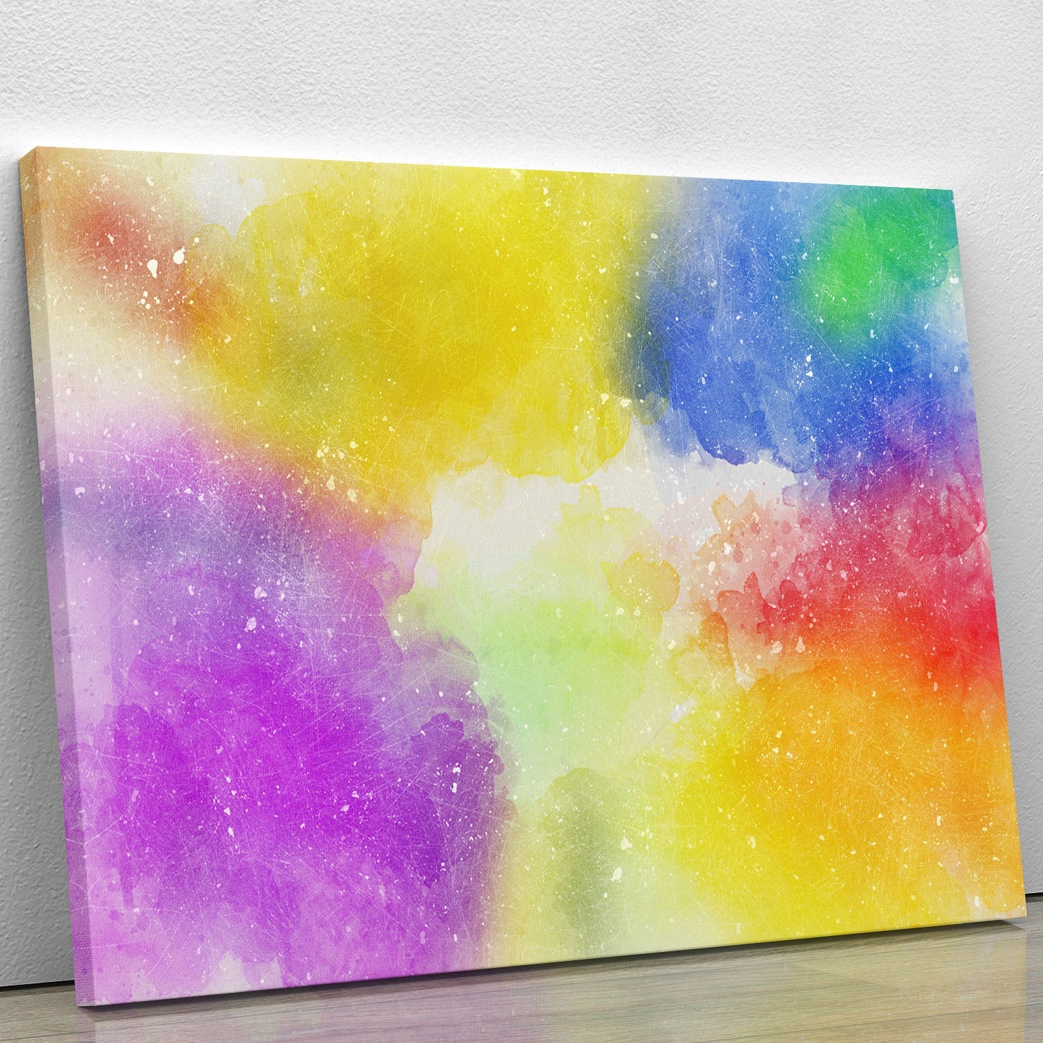 Pastal Mist Canvas Print showcasing elegant modern art with soft pastel colors, perfect for home or office decor.