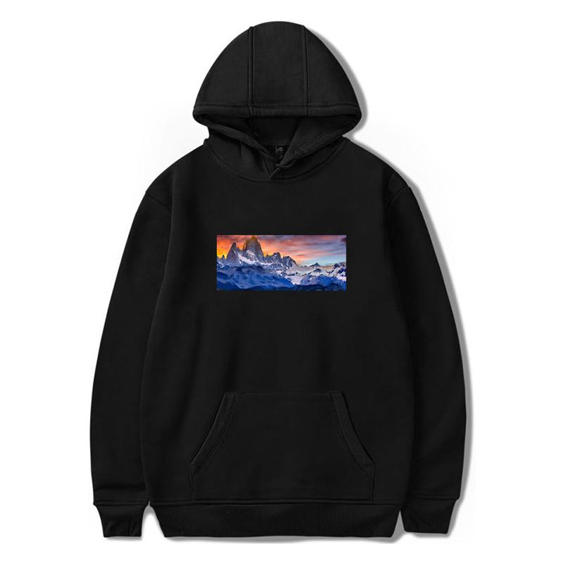 Pata Mens Designer Hoodie in natural color, showcasing long sleeves and stylish letter pattern design.