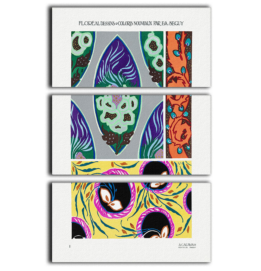 A stunning 3-panel canvas print featuring a cohesive and captivating design, perfect for enhancing any living space.