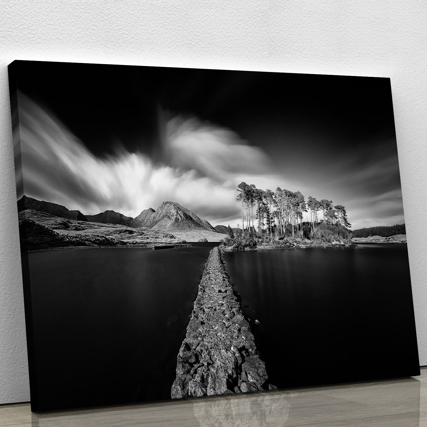 Path To Paradise Canvas Print featuring vibrant colors and nature-inspired design, perfect for home or office decor.