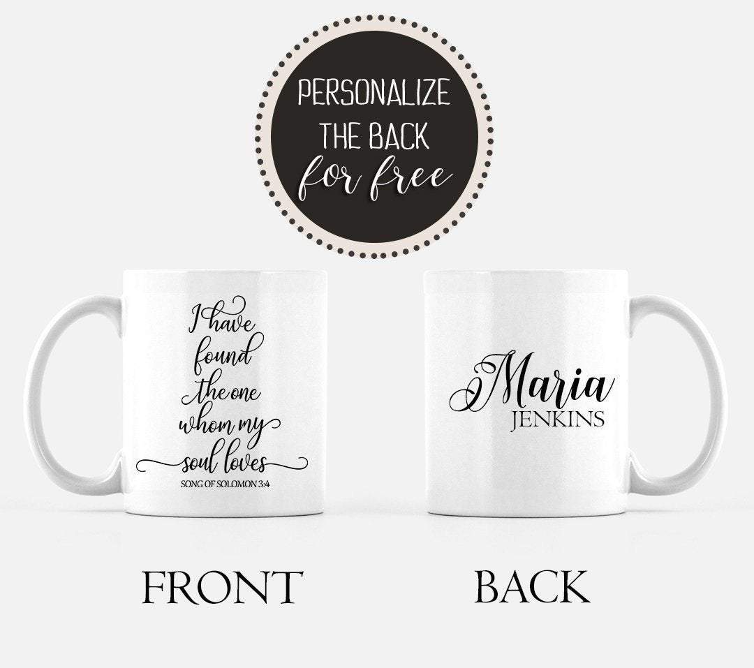 Personalized coffee mug with hand lettered design 'Great is The Lord', showcasing its vibrant print and quality ceramic material.