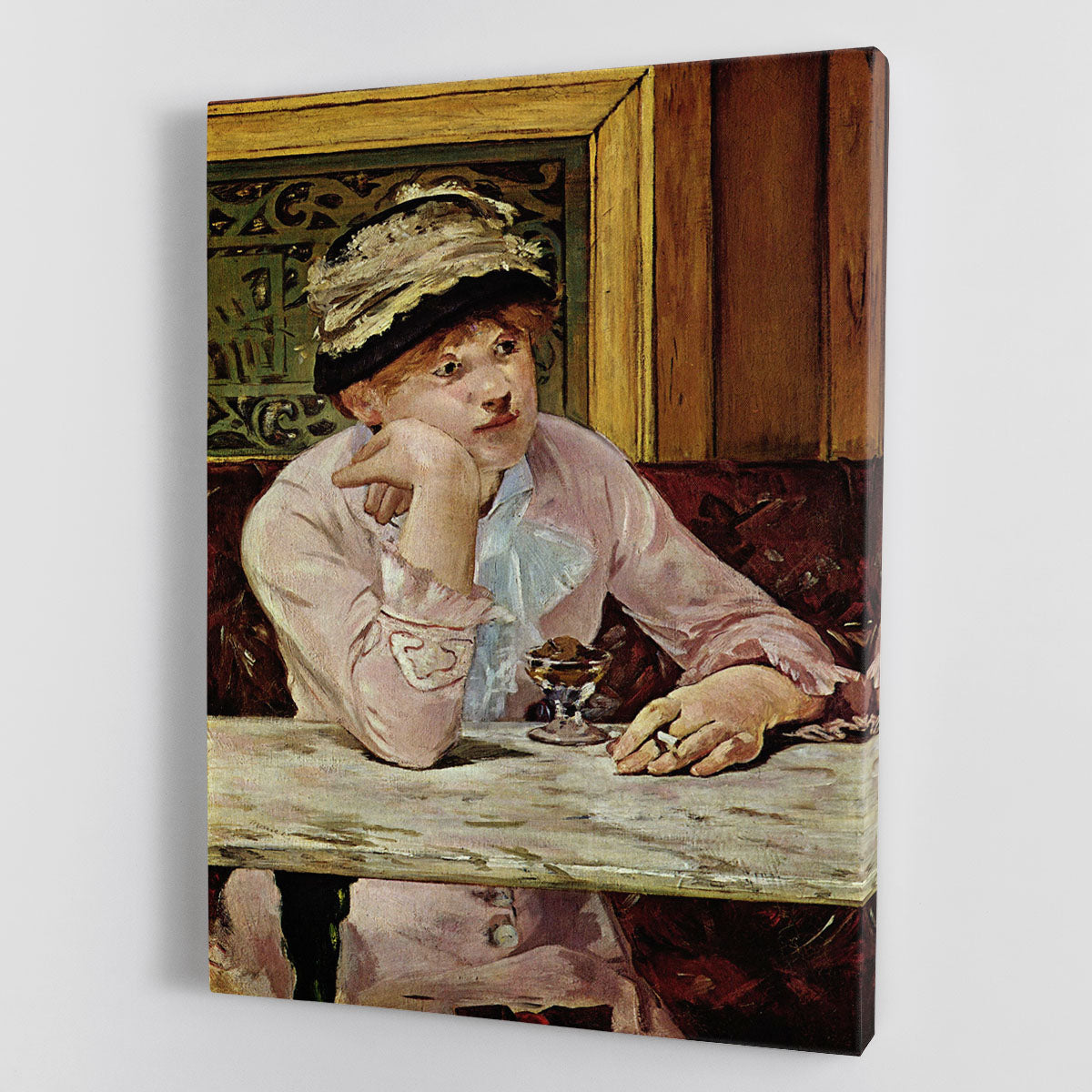 Pflaume by Manet canvas print showcasing vibrant colors and elegant design, perfect for home decor.