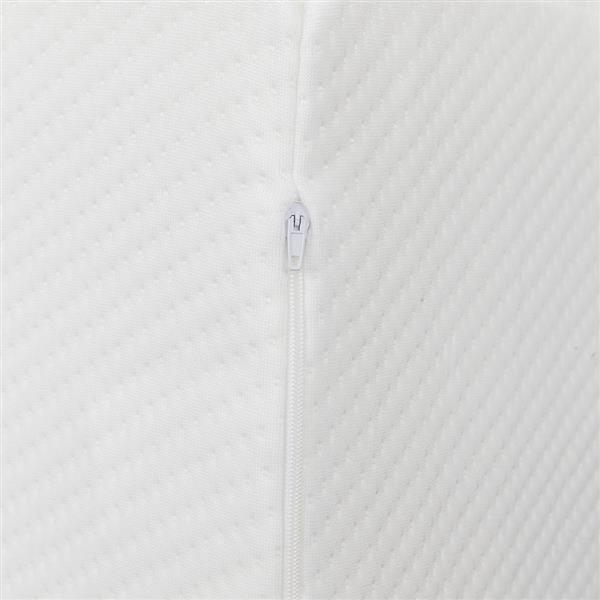 Pillow for Legs Sleep Restoration featuring a trapezoid shape, made from memory foam with a soft polyester knit cover, ideal for leg support.