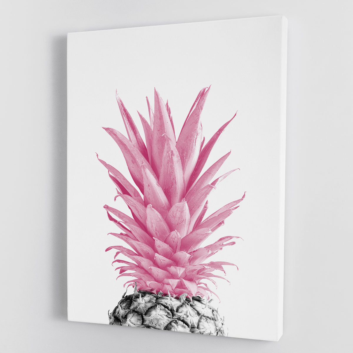 Pinapple Pink 03 canvas print featuring vibrant pink hues and modern design, perfect for home decor.