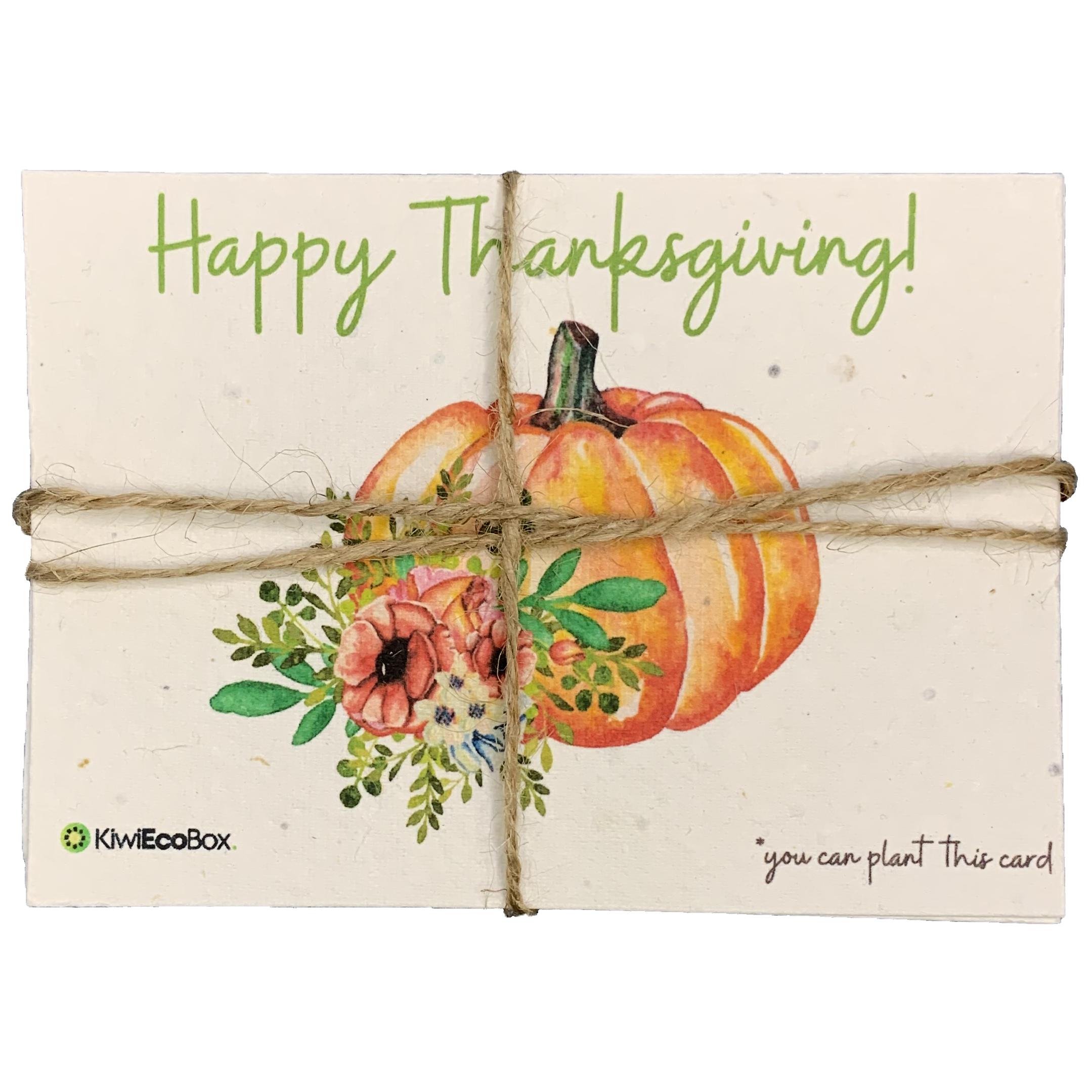 Set of 5 plantable seed paper greeting cards with wildflower seeds embedded, showcasing eco-friendly design and handmade quality.