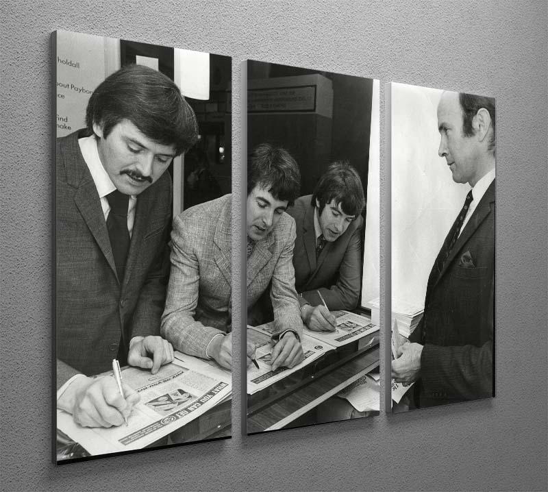 The Bachelors 3 Split Panel Canvas Print featuring three high-quality canvases with a cohesive design, perfect for home decor.