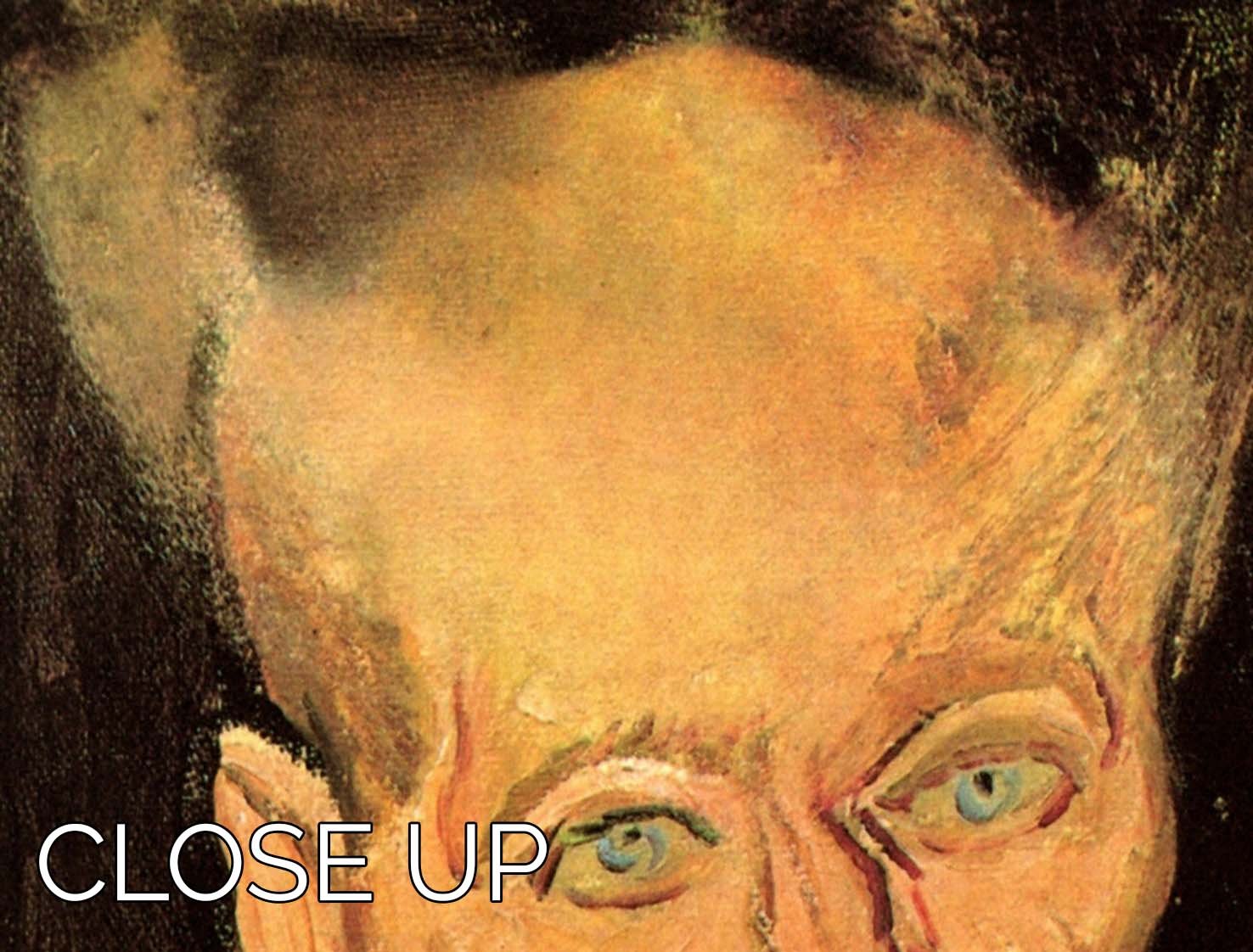 Three-panel canvas art featuring Van Gogh's Portrait of a Patient in Saint-Paul Hospital, showcasing vibrant colors and intricate details.