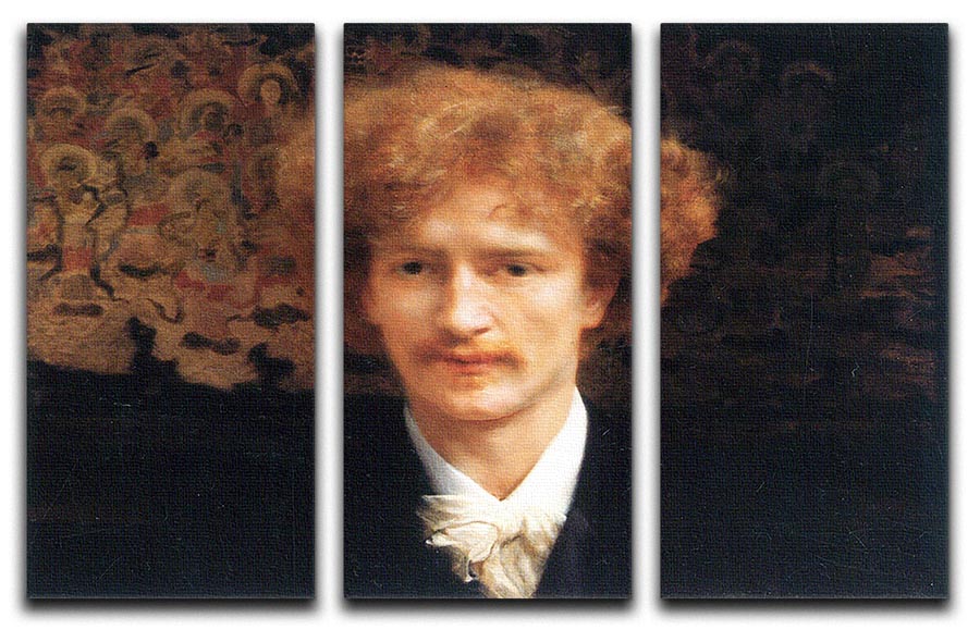 A stunning 3-panel canvas artwork featuring the Portrait of Ignaz Jan Paderewski by Alma Tadema, showcasing intricate details and vibrant colors.