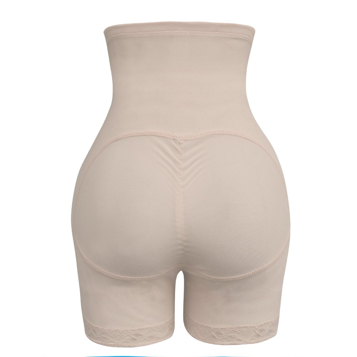 Postpartum girdles for women, high waist slimming panties in black and beige, designed for tummy control and body shaping.