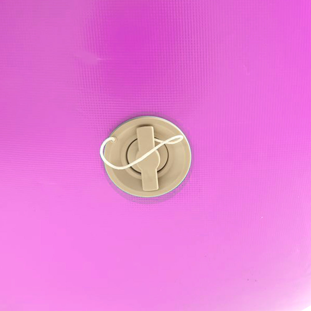 Powertrain Sports Inflatable Gymnastics Air Barrel in vibrant colors, designed for training flips and core exercises.