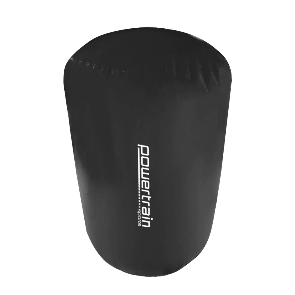 Powertrain Sports Inflatable Gymnastics Air Barrel Exercise Roller 120, designed for gymnastic training, showcasing its durable PVC material and inflatable design.