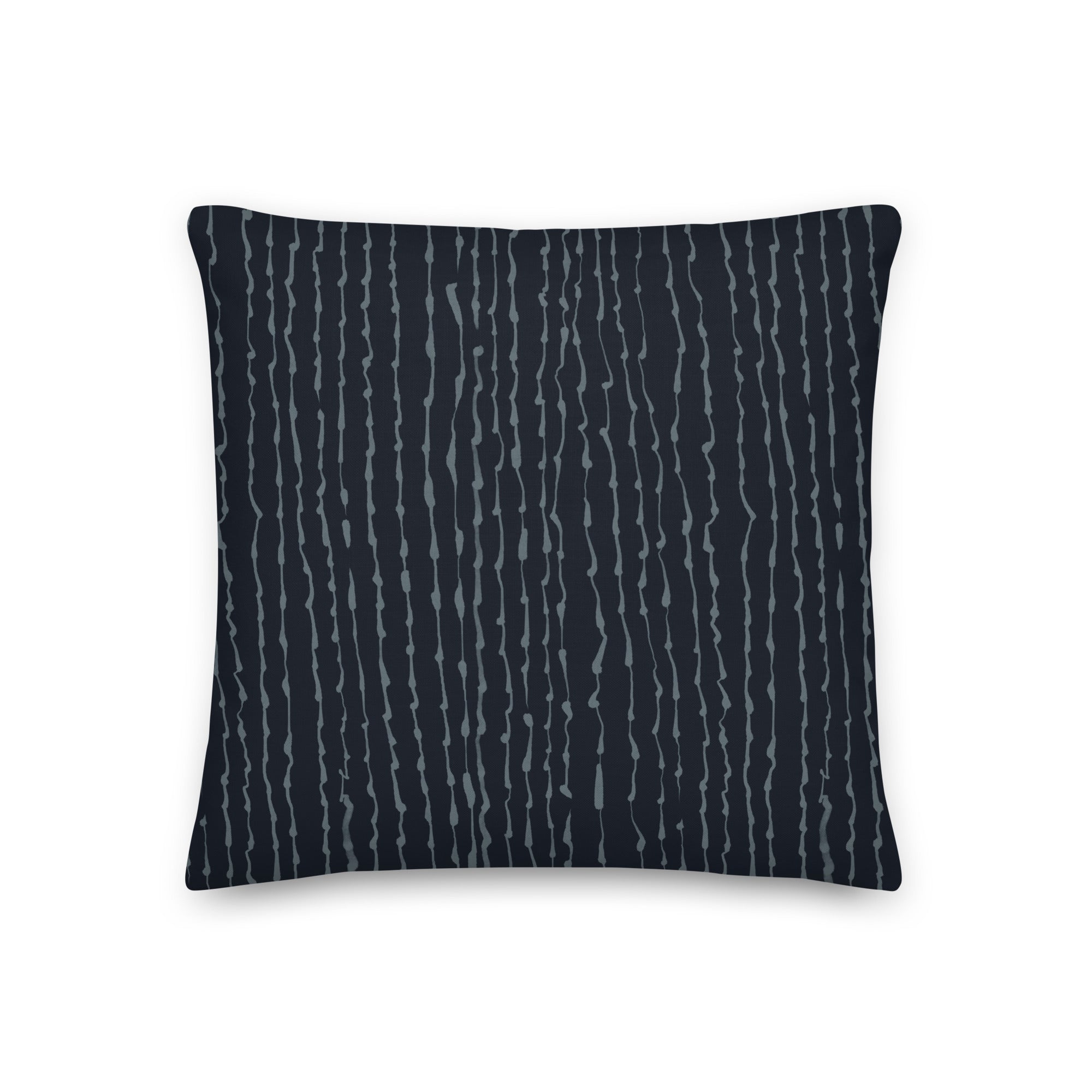 A luxurious Premium Pillow with a vibrant color and linen-like texture, featuring a hidden zipper and shape-retaining insert.