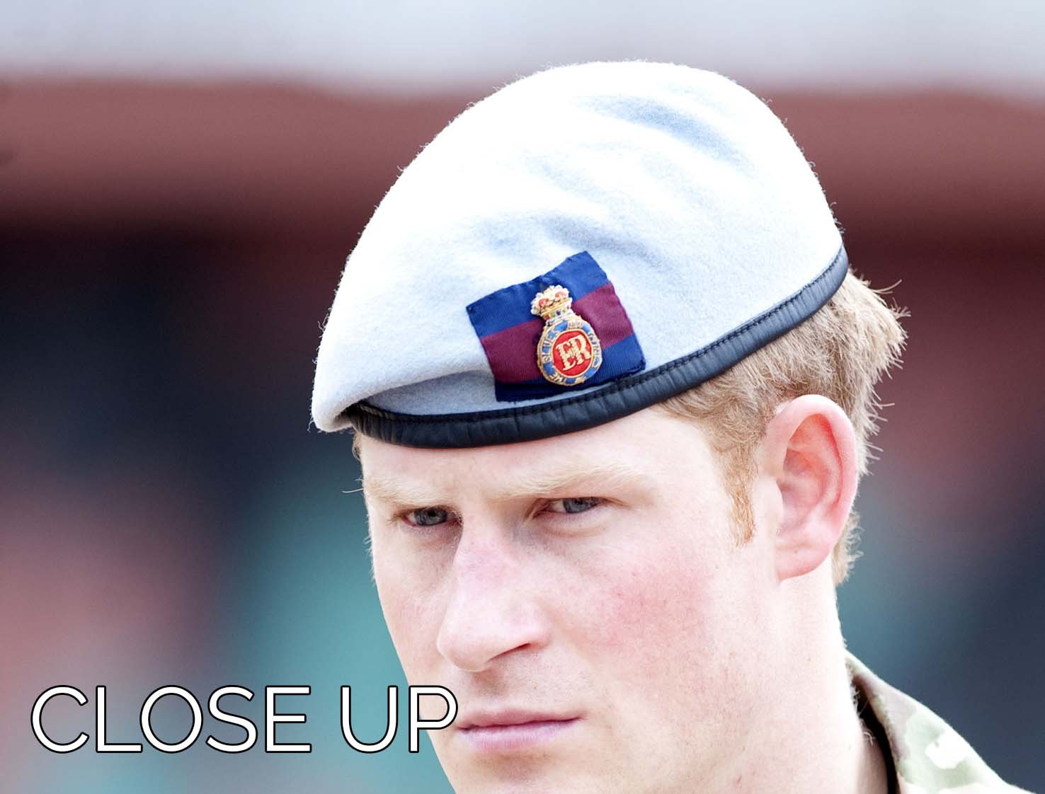 Three-panel canvas art featuring Prince Harry in uniform during a tour of Jamaica, showcasing vibrant colors and detailed imagery.
