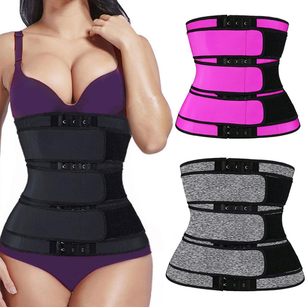 Private Label Women Slimming Workout Compression Third Belt made of neoprene, featuring a zipper design for easy wear and medium control for effective shaping.