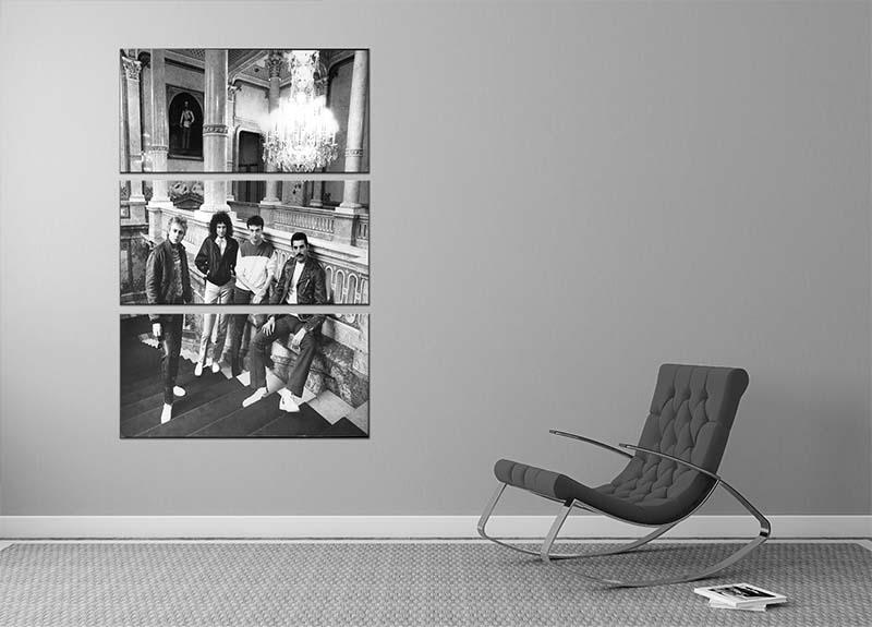 Queen in Vienna 3 Split Panel Canvas Print showcasing elegant design and vibrant colors, perfect for home decor.