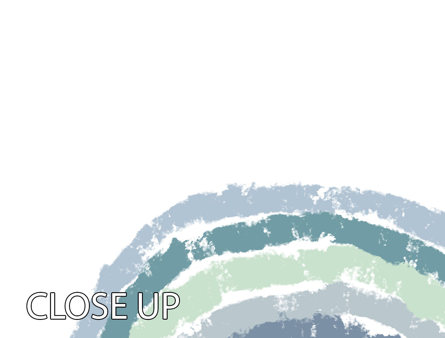 Rainbow Blues 3 Split Panel Canvas Print showcasing vibrant colors and abstract design, perfect for home decor.