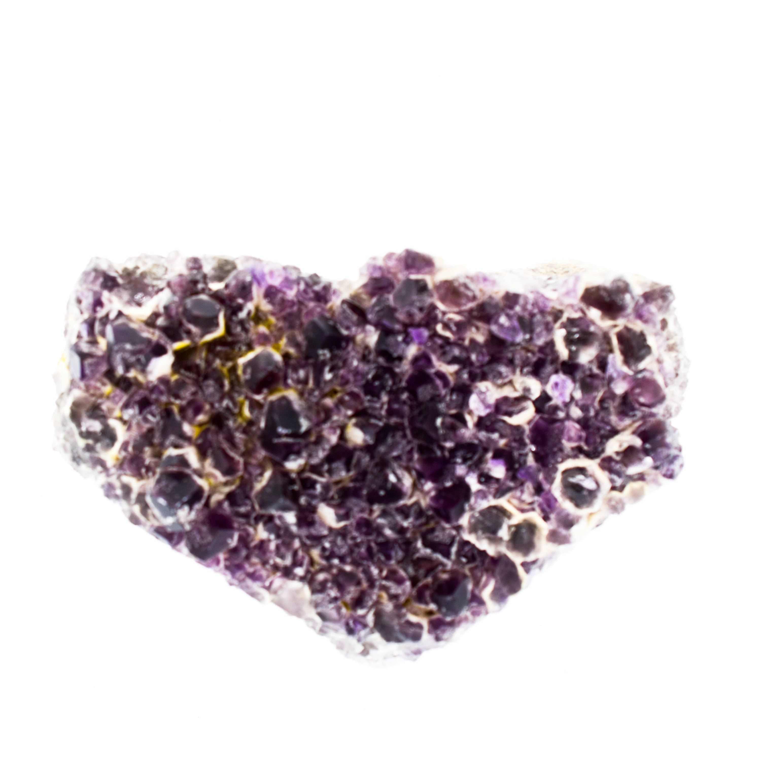 A large, stunning Elestial Amethyst cluster from Bahia, Brazil, showcasing deep purple hues and intricate formations, perfect for display.