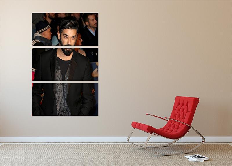 Ray Panthaki 3 Split Panel Canvas Print showcasing three high-quality canvases with a cohesive design, perfect for home decor.