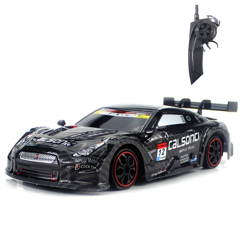 RC Car For GTR/Lexus in vibrant colors, showcasing its off-road capabilities and sleek design, perfect for drift racing.