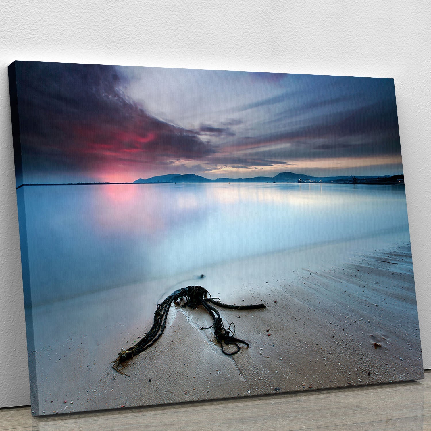 Read The Signs canvas print showcasing modern art with vibrant colors, perfect for home or office decor.