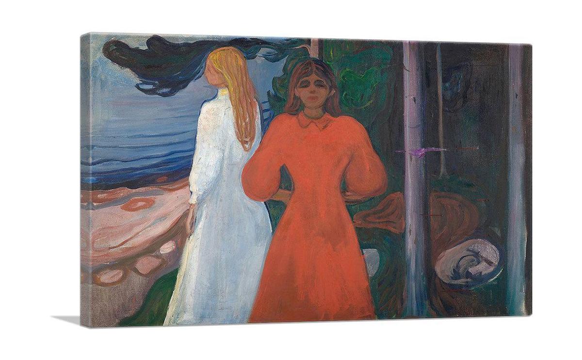 A vibrant Red and White 1900 canvas artwork showcasing elegant design, perfect for home or office decor.