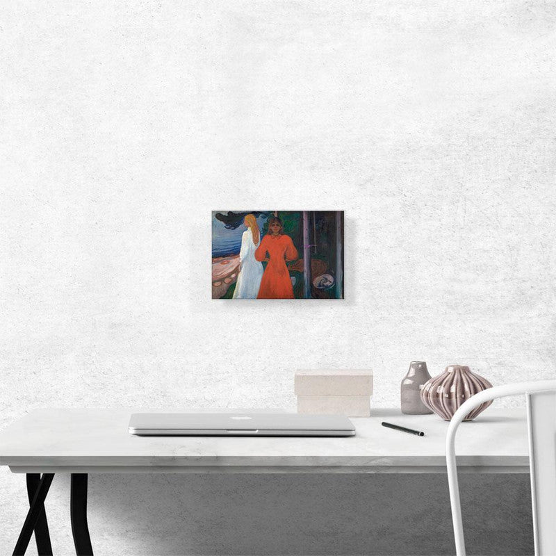 A vibrant Red and White 1900 canvas artwork showcasing elegant design, perfect for home or office decor.