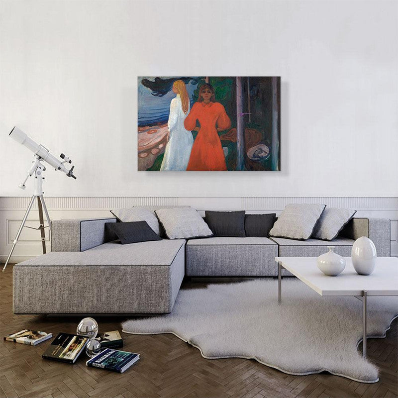 A vibrant Red and White 1900 canvas artwork showcasing elegant design, perfect for home or office decor.