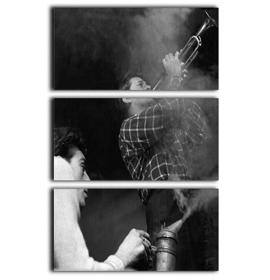 A stunning 3-panel canvas print featuring Richard Burton in Don't Look Back in Anger, showcasing vibrant colors and intricate details.