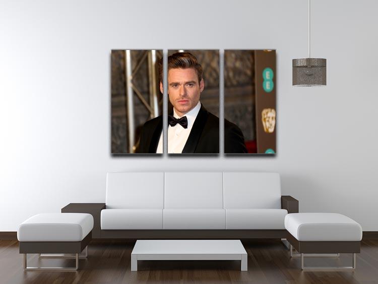 Richard Madden Body Guard 3 Split Panel Canvas Print featuring three high-quality canvases with captivating design.