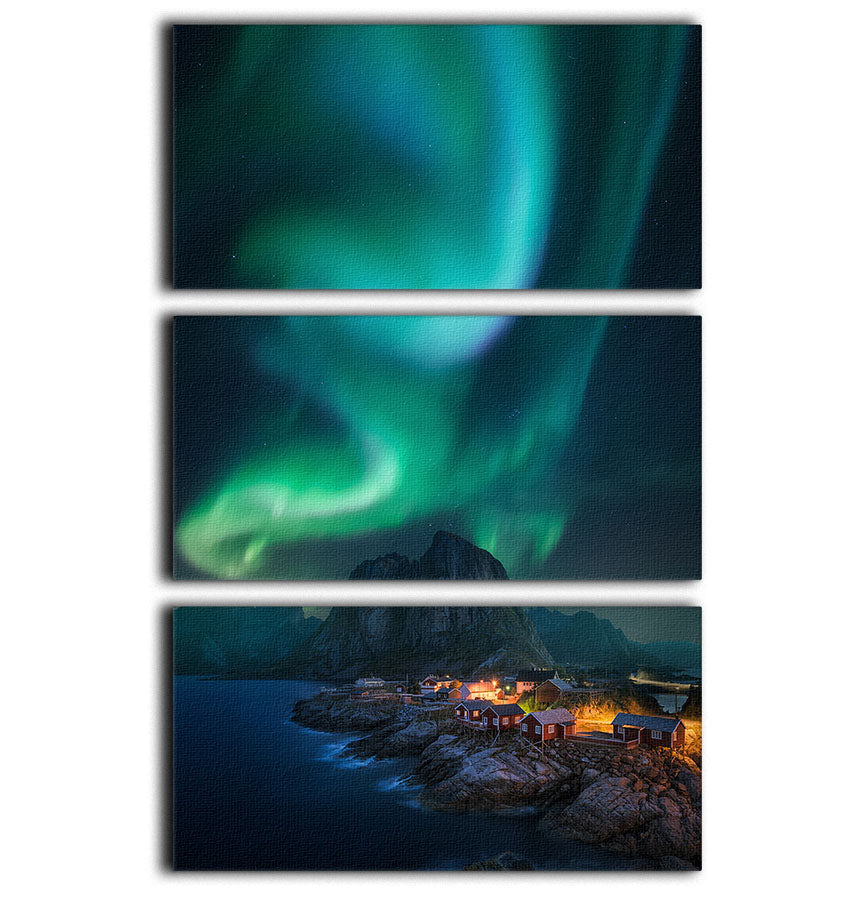 A stunning 3-panel canvas print featuring modern art, perfect for enhancing any living space.