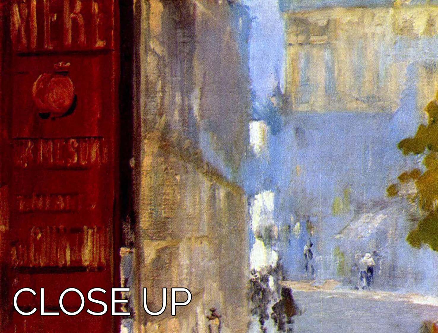 Three-panel canvas print featuring Manet's Road Workers Rue de Berne, showcasing vibrant colors and intricate details.