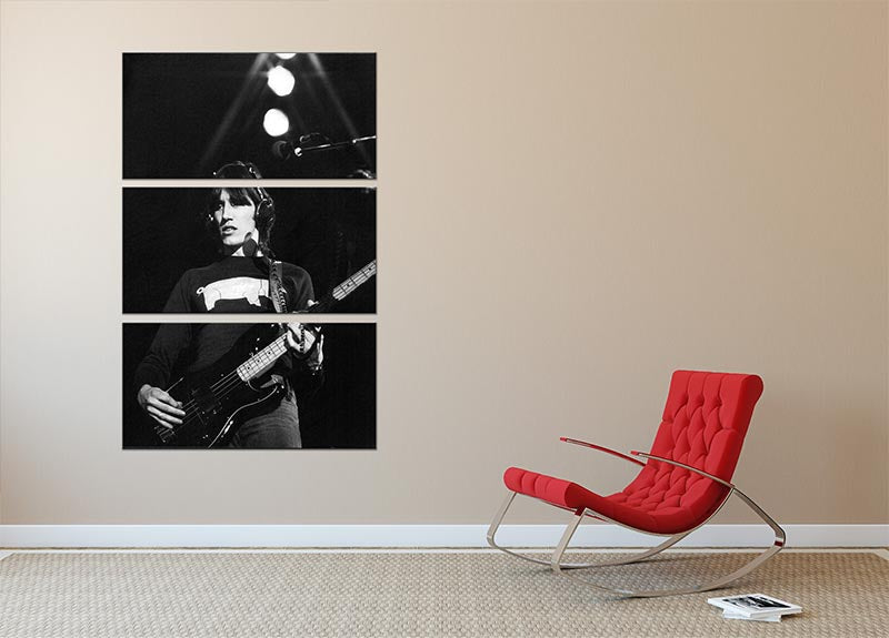 Roger Waters 3 Split Panel Canvas Print featuring vibrant colors and intricate designs, perfect for enhancing any room's decor.