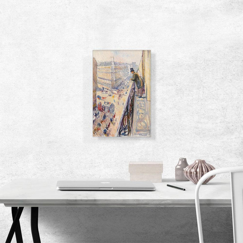 A beautiful canvas print from the Rue Lafayette 1891 collection showcasing modern art and vibrant colors, perfect for home decor.