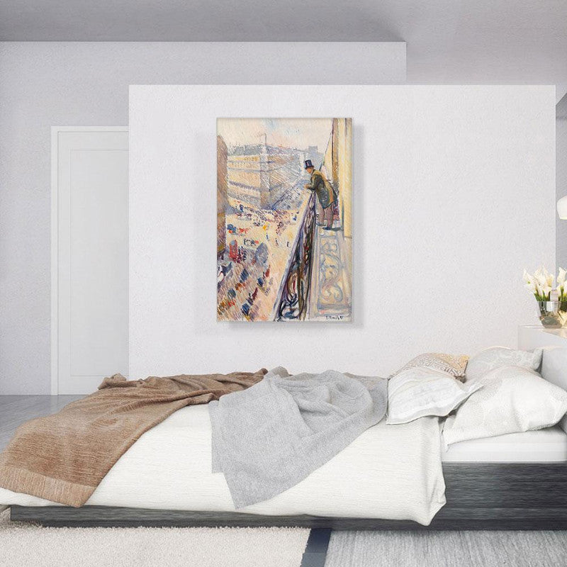 A beautiful canvas print from the Rue Lafayette 1891 collection showcasing modern art and vibrant colors, perfect for home decor.