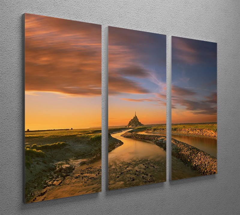 Saint-Michel 3 Split Panel Canvas Print showcasing three high-quality canvases with a cohesive design, perfect for home or office decor.