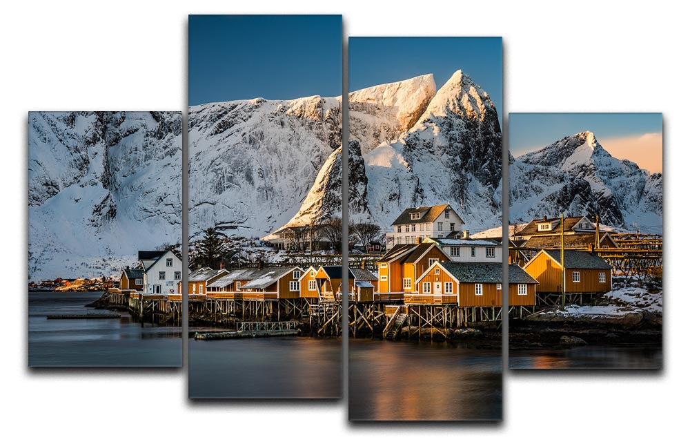 Sakrisacy 4 Split Panel Canvas artwork displayed in a modern setting, showcasing vibrant colors and dynamic design.