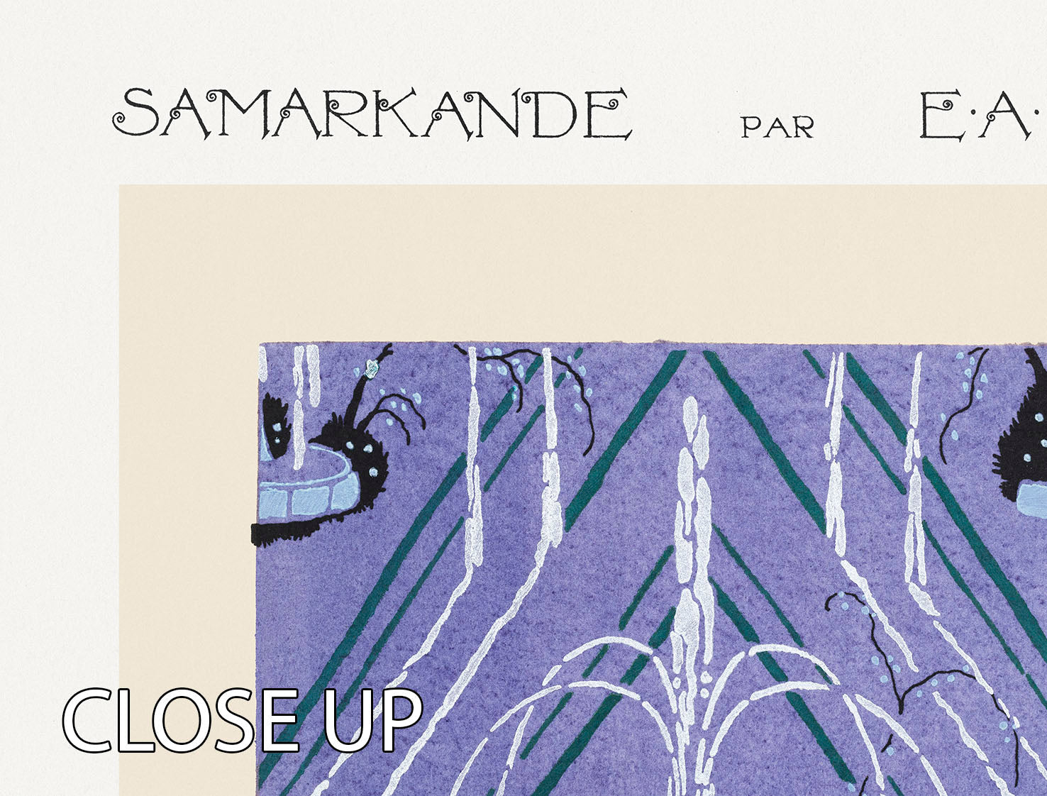 Samarkande 10 3 Split Panel Canvas Print featuring three high-quality canvases with a cohesive design, perfect for home or office decor.