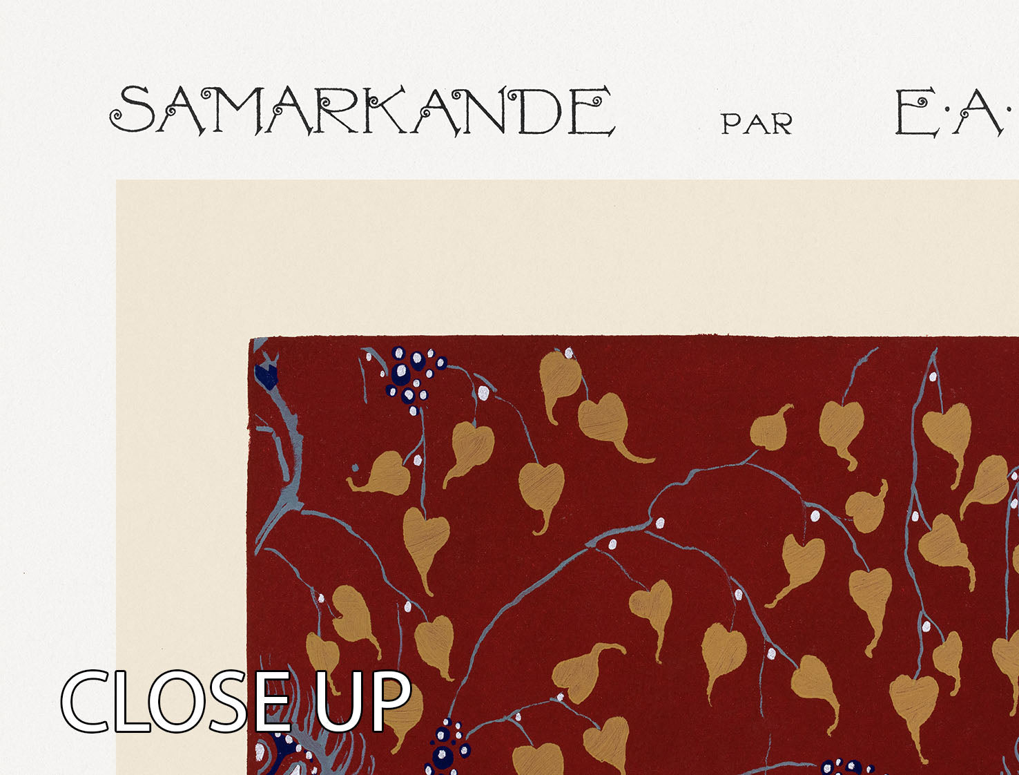 Samarkande 12 3 Split Panel Canvas Print showcasing a stunning design with three high-quality canvases for elegant wall decor.