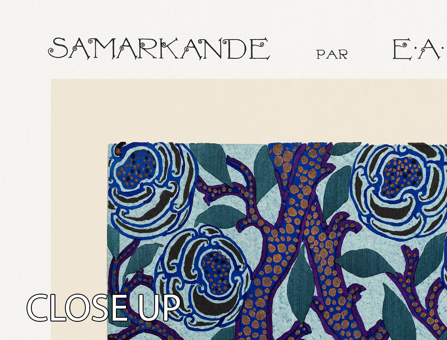 Samarkande 13 3 Split Panel Canvas Print featuring vibrant colors and intricate designs, perfect for home or office decor.