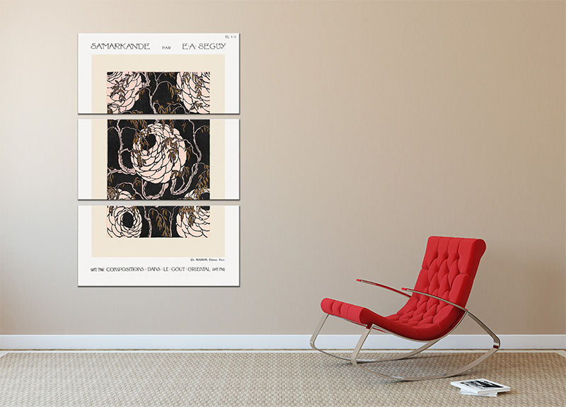 Samarkande 16 3 Split Panel Canvas Print featuring three high-quality canvases with a cohesive and captivating design.