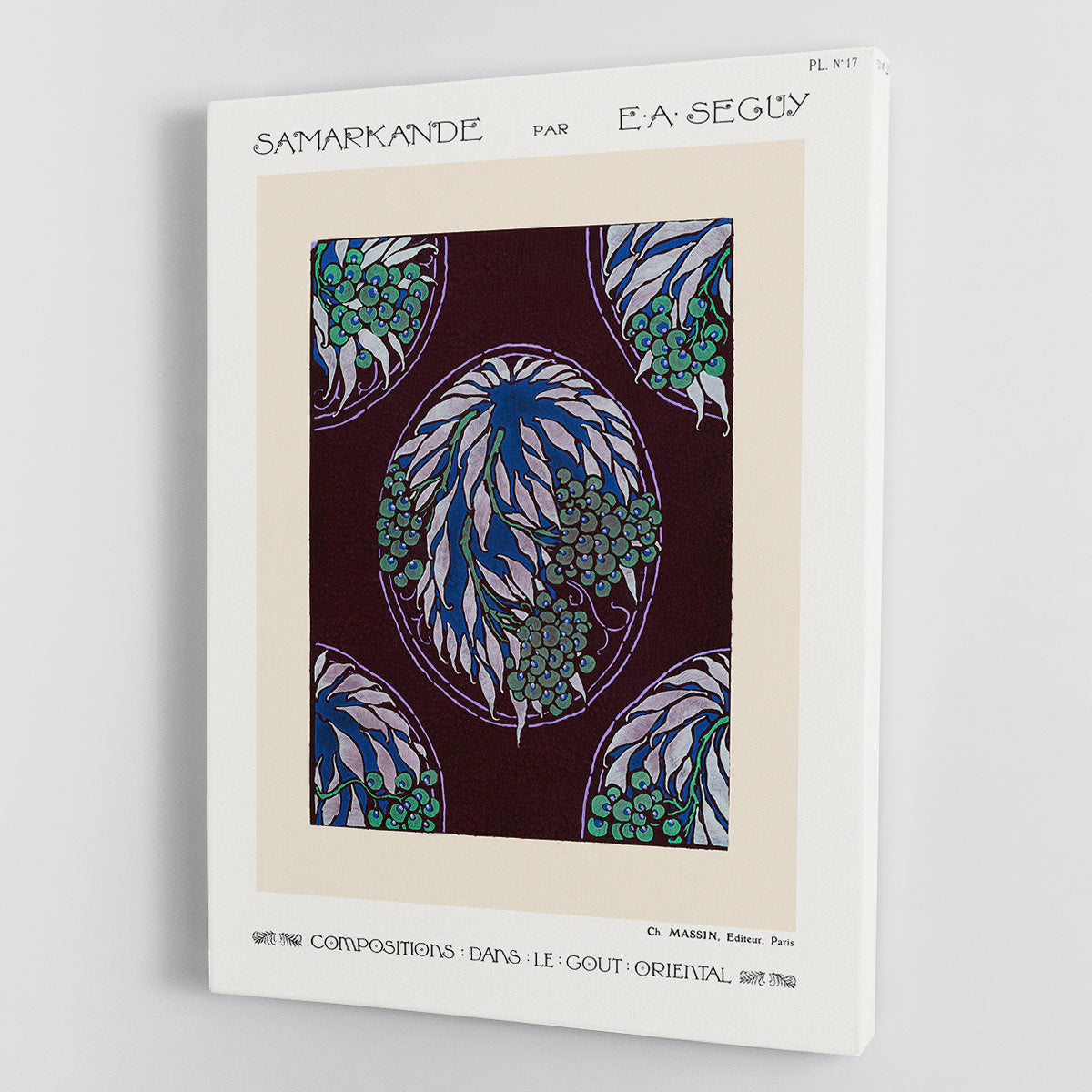 Samarkande 17 Canvas Print showcasing vibrant colors and intricate design, perfect for enhancing any interior space.